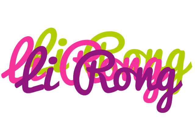 Li Rong flowers logo